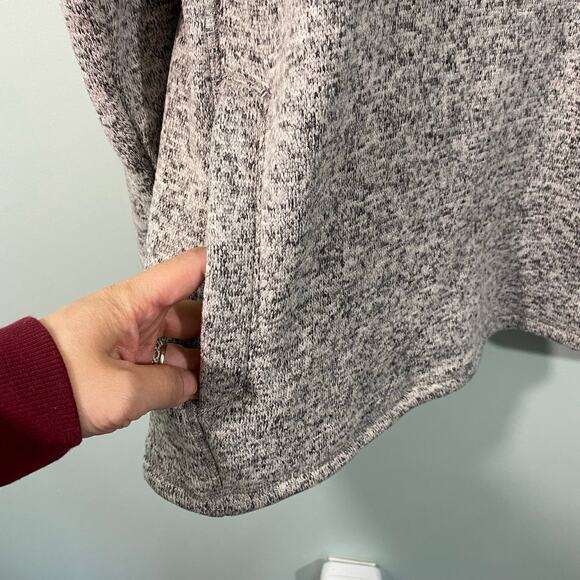 Eddie Bauer Men's Heather Grey Quarter Snap Up Fleece Sweater Size L - Picture 7 of 10